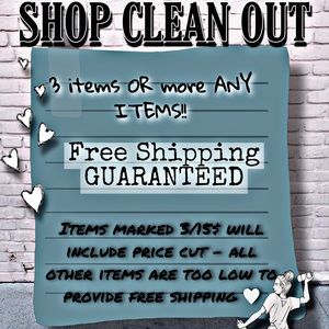 All tops, bottoms, all items -